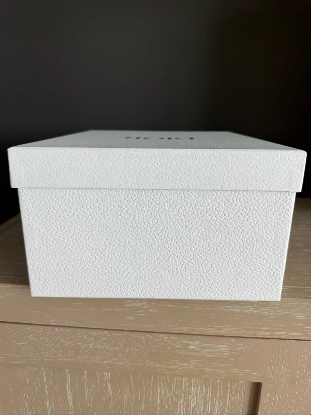 White Dior Gift/Shoe Box & Dior Tissue Paper with Dior Logo Sticker